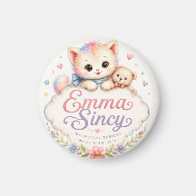 Emma Sincy Logo Refrigerator Magnet