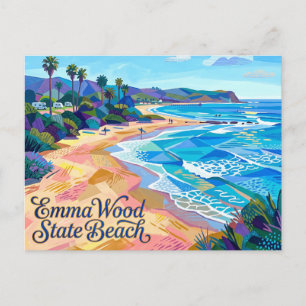 Emma Wood State Beach California Postcard