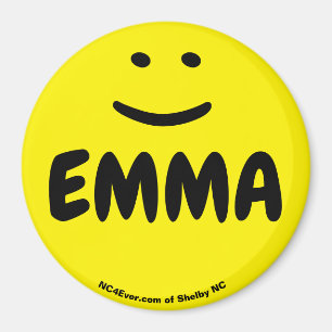EMMA yellow smile magnet
