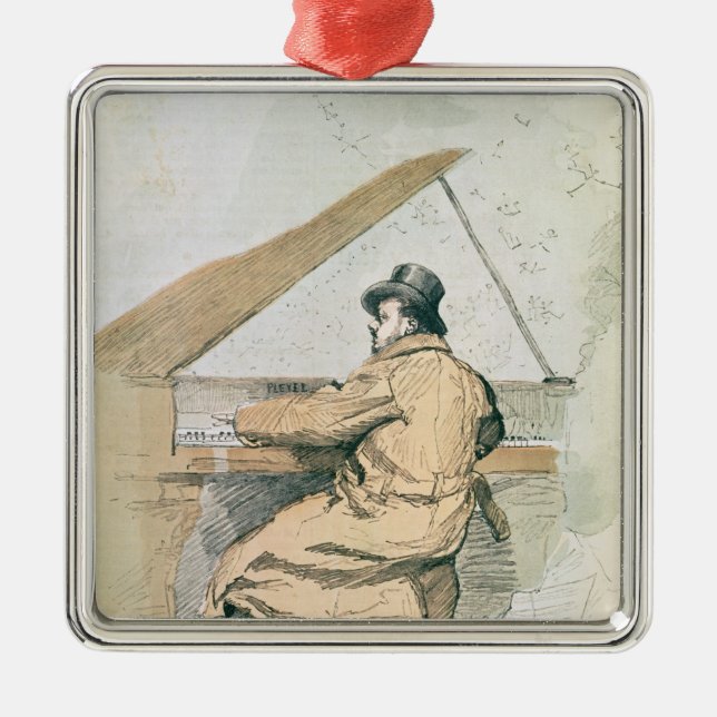 Emmanuel Chabrier Metal Tree Decoration (Front)