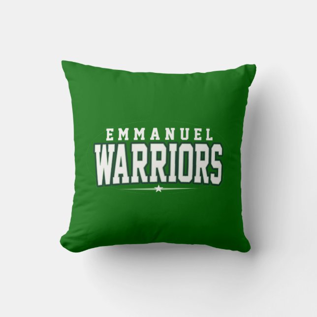 Emmanuel Christian High School; Warriors Cushion (Front)