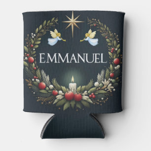 Emmanuel Christmas angels Can Cooler