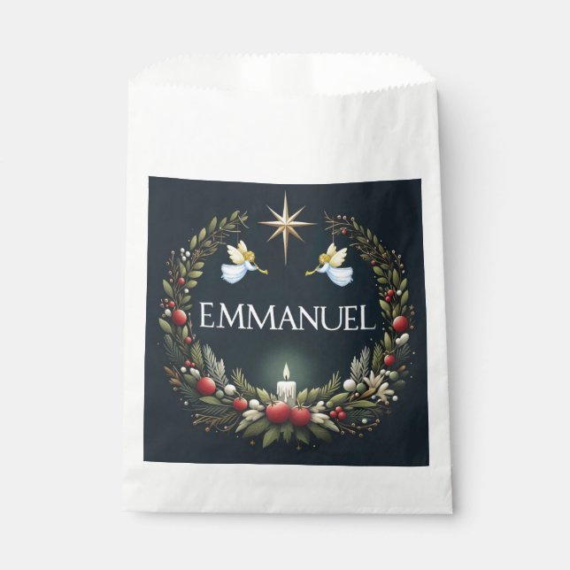Emmanuel Christmas angels Favour Bags (Front)
