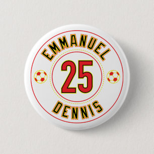 Emmanuel Dennis 25 6 Cm Round Badge