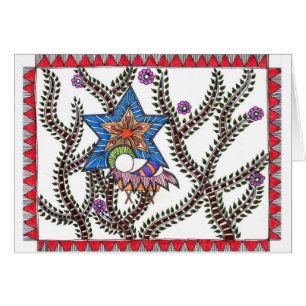 Emmanuel ethnic christmas greeting card