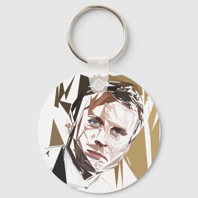 Emmanuel Macron Key Ring (Front)