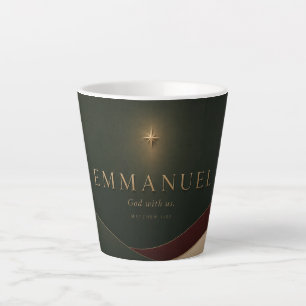 EMMANUEL Matthew 1:23 Christian Latte Mug