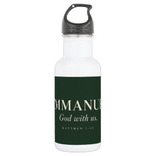 EMMANUEL Matthew 1:23 Christmas 532 Ml Water Bottle