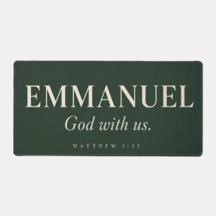 EMMANUEL   Matthew 1:23   Christmas Desk Mat