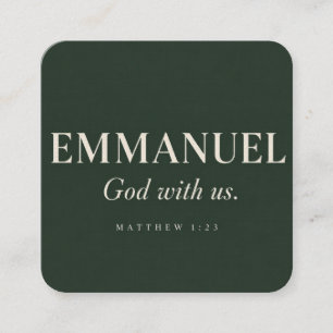 EMMANUEL Matthew 1:23 Christmas Enclosure Card