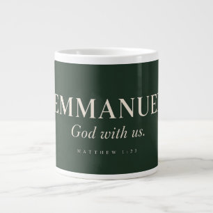 EMMANUEL Matthew 1:23 Christmas Large Coffee Mug