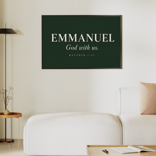 EMMANUEL | Matthew 1:23 | Christmas Poster (Creator Uploaded)