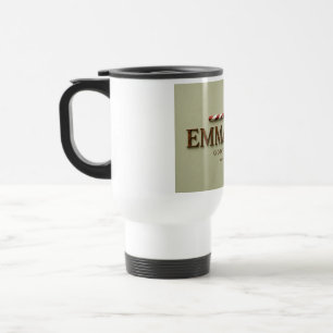 EMMANUEL Matthew 1:23 Christmas Soft Sage Travel Mug