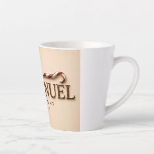 EMMANUEL Matthew 1:23 Christmas Warm Cream Latte Mug