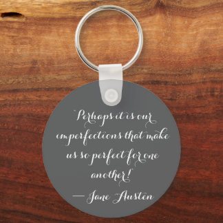 Emma's insight on imperfection  key ring