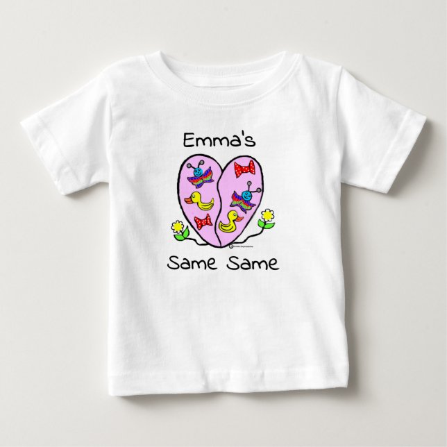 Emma's Same Same Name Game Baby T-Shirt (Front)