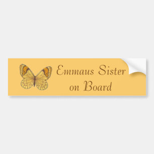 Emmaus Sister on Board Bumper Sticker