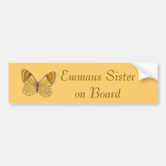 Emmaus Sister on Board Bumper Sticker