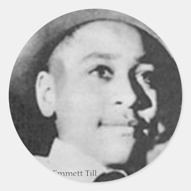 Emmett Till Classic Round Sticker (Front)