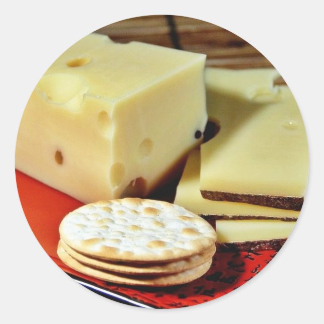 Emmi Emmentaler Cheese Classic Round Sticker (Front)