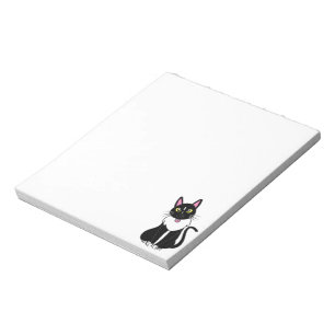 Emmy The Tuxedo Cat Notepad