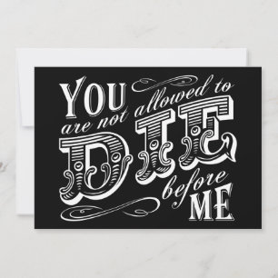 emo anniversary party invitation