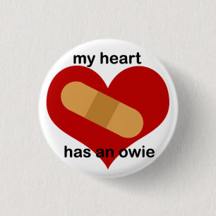 Emo at Heart 3 Cm Round Badge