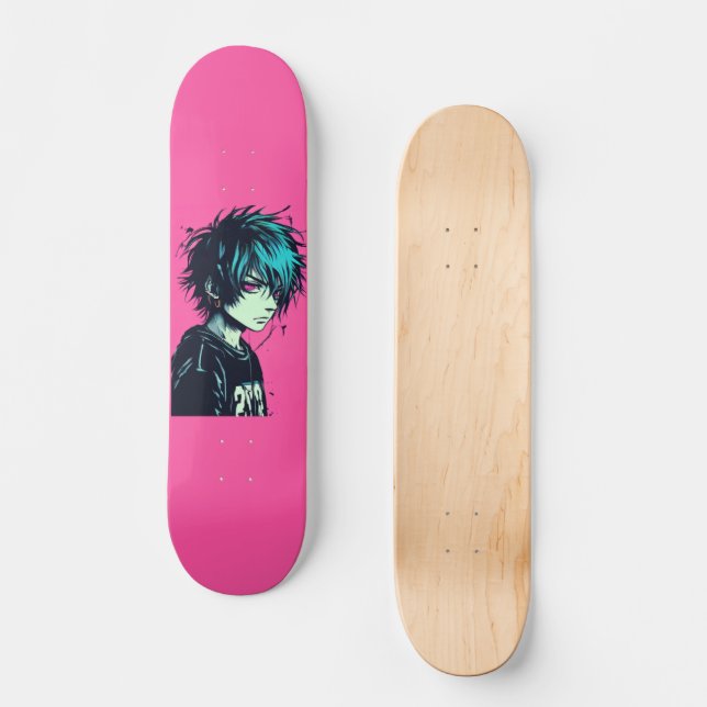 Emo Boy Skateboard (Front)