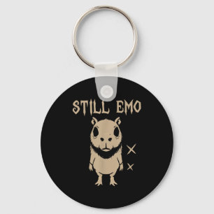 Emo Capybara Goth Punk Still Emo Key Ring