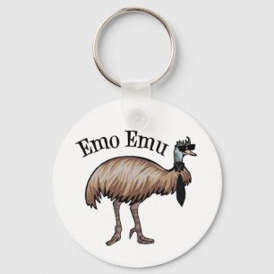 Emo Emu Key Ring