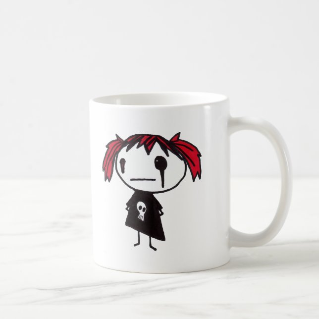 emo gal coffee mug (Right)