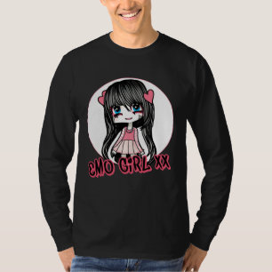 Emo Girl Cute Scene Aesthetic Punk Music Fans T-Shirt