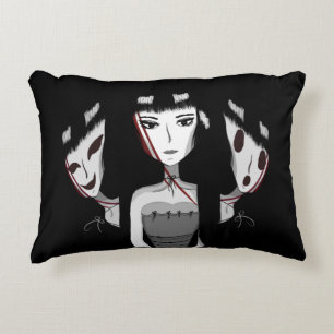 Emo Girls Decorative Cushion