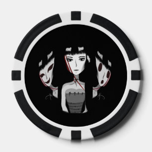 Emo Girls Poker Chips