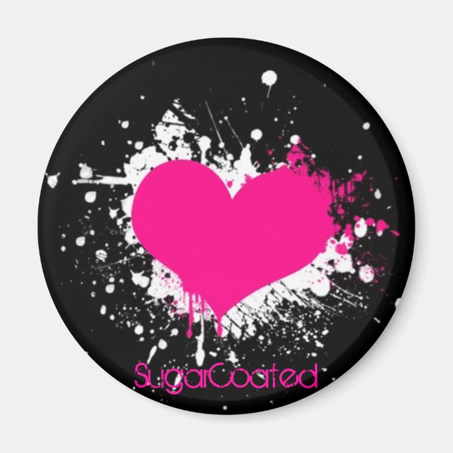 Emo Heart Magnet (Front)