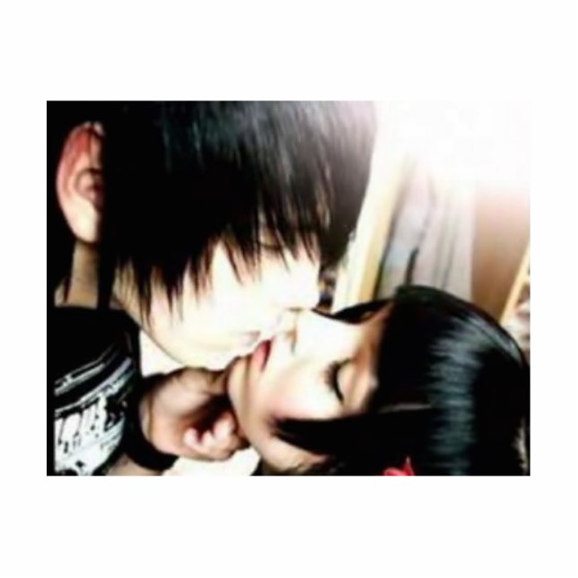 emo love photo sculpture magnet (Front)