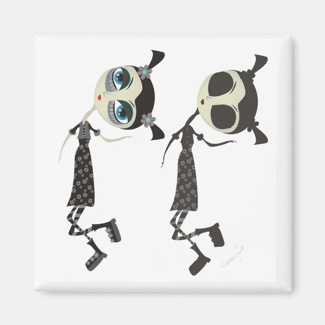 Emo Me and My Emo Shadow Magnet (Front)