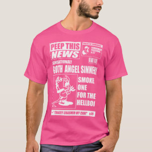 Emo Peep News - Lil Goth Boi - Rap Hip Hop T-Shirt