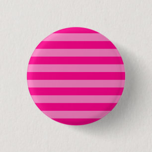 Emo Pink Stripes 3 Cm Round Badge
