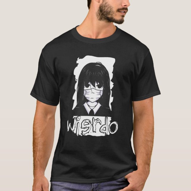 Emo Punk 2000s 00s Emo Goth Style Weirdo T-Shirt (Front)