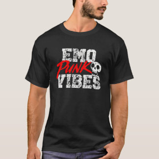 Emo Punk Vibes Musician Emo Punk Music Lover famil T-Shirt