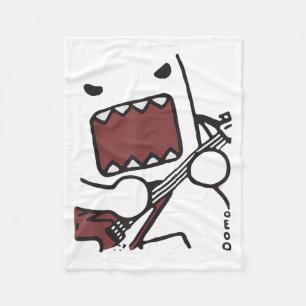 Emo Scence Guitar Domo Y2k Japanese  Fleece Blanket