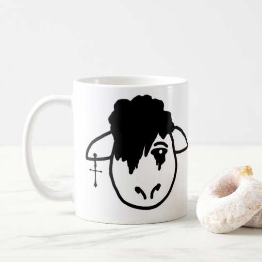 Emo Sheep Coffee Mug