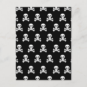 Emo Skulls - Emo Alternative Grunge Rock Punk Postcard