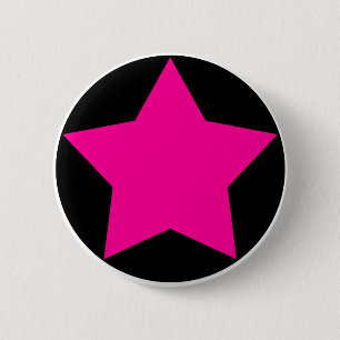 Emo Star Button (Pink)