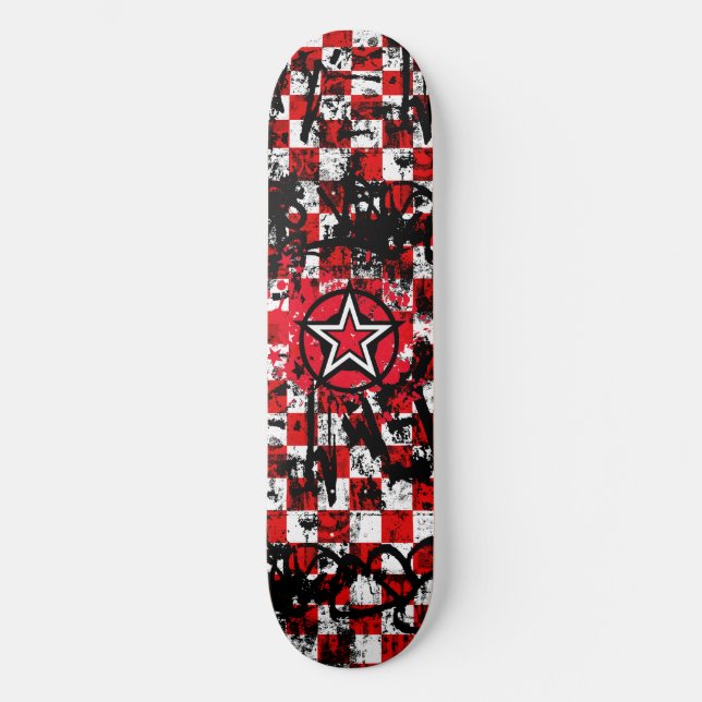 Emo Star Skateboard (Front)