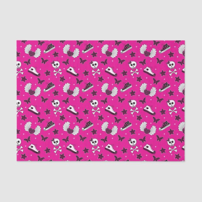 Emo Symbols Tissue Paper (Front)