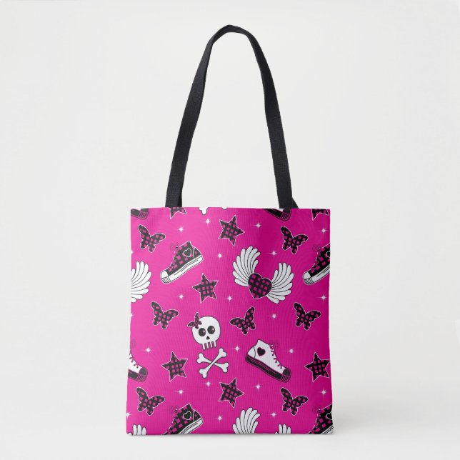 Emo Symbols Tote Bag (Front)