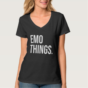 Emo Things Music Concert Social Media Joke Millen T-Shirt
