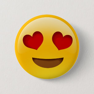 Emoji 6 Cm Round Badge